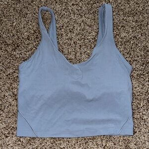 lululemon athletica align tank (grey/blue color)